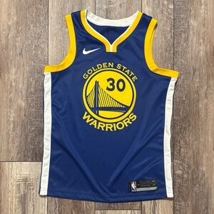 Curry Golden State Warriors Blue Jersey